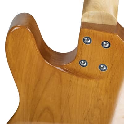 Sawtooth ET Alder Series Electric Guitar, Butterscotch with Black Pickguard image 6