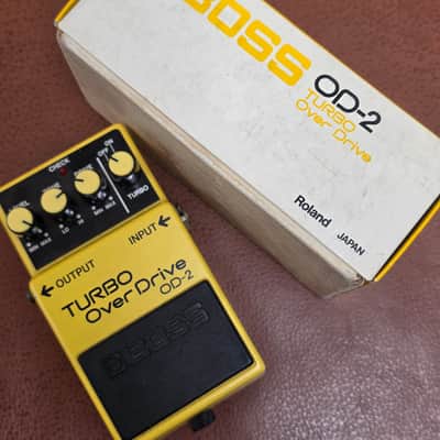 Vintage Boss OD-2 Turbo Overdrive (1987) - Rare MIJ Black Label - With Original Box image 13