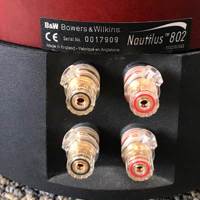 B&W Nautilus 802 British Speakers Bowers & Wilkins N802 image 10