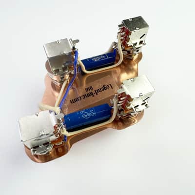 Gibson Les Paul JP (Jimmy Page) Wiring Harness - With Toggle & Output Jack - Copper image 2