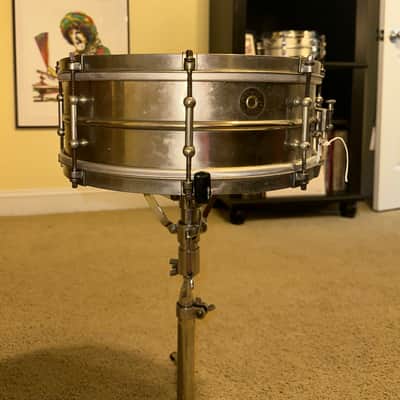 Ludwig&Ludwig Pioneer 8-Lug Nickel Over Brass Snare Drum 1930’s-1940’s image 9