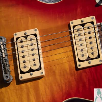 1981 Tokai Love Rock LS120 Vintage Burst - Killer Flame Top Guitar w Nitro Finish & Pro Set Up w Perfect Frets/Action/Intonation! image 15