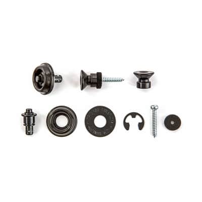 Dunlop SLS1503BK Straplok Traditional Strap Retainer System, Black image 5