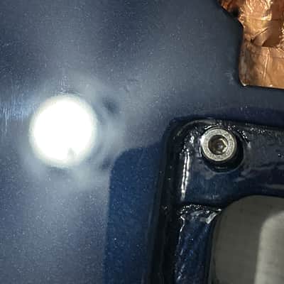 2007 Japan Ibanez RG2570e Prestige Refinished Midnight Blue Guitar Body Edge Pro Tremolo Ready image 8