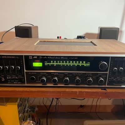 JVC 4VR-5445 Quadraphonic Receiver: Fully Serviced & Gorgeous Walnut Cabinet image 6