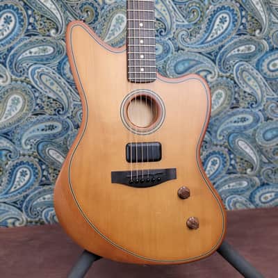 Fender Acoustasonic Standard Jazzmaster Aged Natural image 1