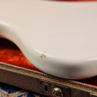 1963 Fender Jaguar Olympic White with Matching Headstock image 19
