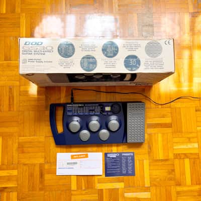 Super cool DOD GS30 (USA, 1999) Vintage Digital Multi-Effect Guitar System Effects Processor! With original box and original documents! image 2