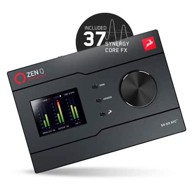 Zen Q Synergy Core Audio Interface, 14x10 Bus-Powered Thunderbolt 3 Interface for Recording Music, with Onboard Real-Time Audio Recording Effects, XLR Interface Connection - Antelope Audio image 2