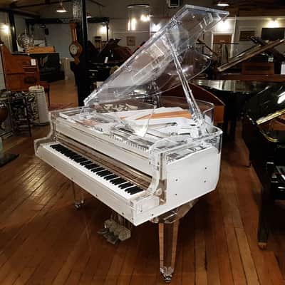 New Steinhoven GP170 Crystal Grand Piano Clear SP11080 - Sherwood Phoenix Pianos image 1