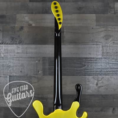 Pre-Owned Big H Design Splatocaster - Metallic Yellow with Hard Shell Case image 7