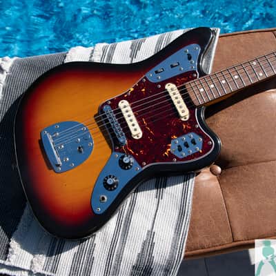 Fender Crafted in Japan Jaguar JG-66 Sonic Blue Early 2000's