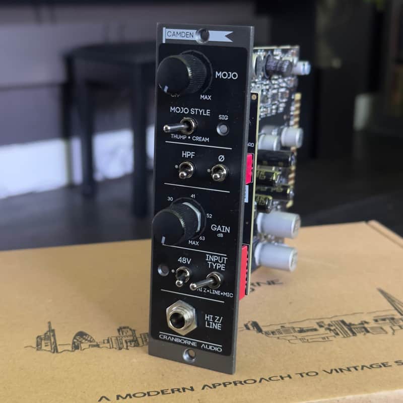 Cranborne Audio Camden 500 Series Microphone Preamp 2020 - Present - Black image 1
