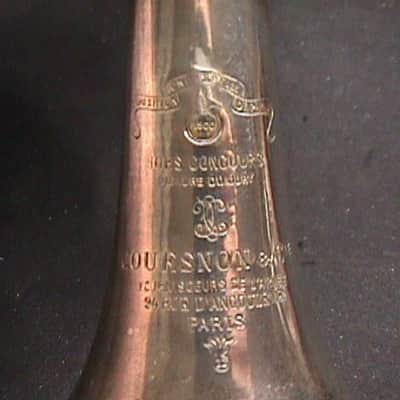 An Antique 1922 French Made 1900 Couesnon & Cie Jazz Style Trumpet in it's Original Case & Ready to Play   5 T image 9