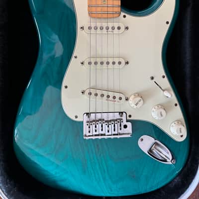Fender American Deluxe Stratocaster 1998 - Teal image 5