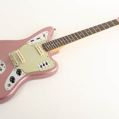 Fender Custom Shop 1964 Jaguar Journeyman Relic 3A Rosewood Fingerboard Faded Aged Burgundy Mist Metallic CZ585064 image 4