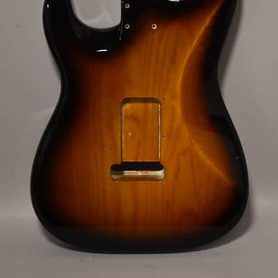 2021 Fender American Ultra Stratocaster Body 2-Tone Sunburst image 2