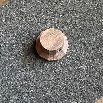Guilford Brazilian Rosewood 1122 Facet Cut Volume/Tone potentiometer knob - 1.5mm set Screw / 6mm shaft image 2