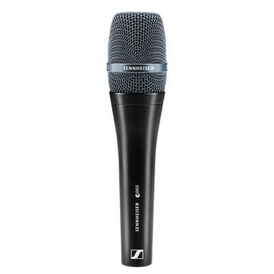 Liquid Audio - Sennheiser E 965 Condenser Handheld Vocal Microphone Bundle w/Pig Hog PHM10 8mm Mic Cable Polishing Cloth image 7