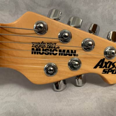 1999 Ernie Ball Music Man Axis Sport Purple Electric Guitar with Hardshell Case image 6