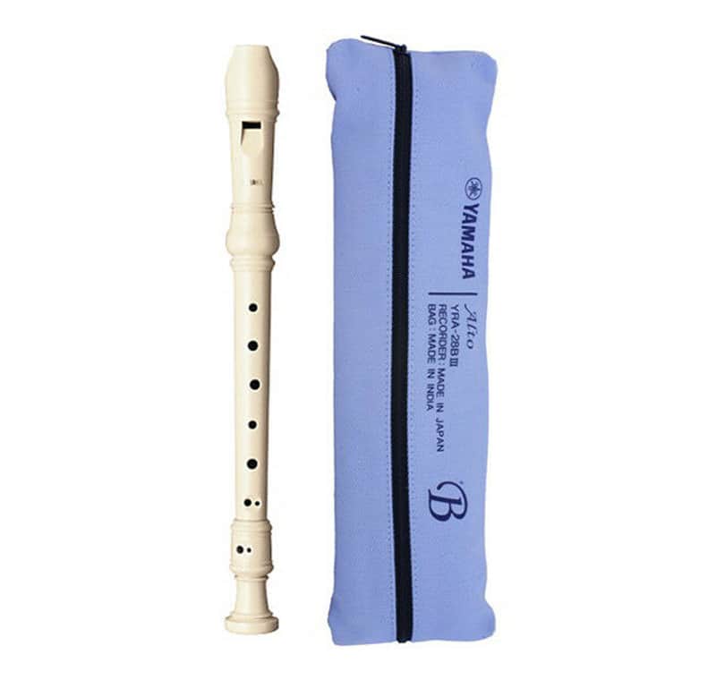 Yamaha YRA-28B Alto 3-Piece Plastic Recorder w/ Pouch image 1