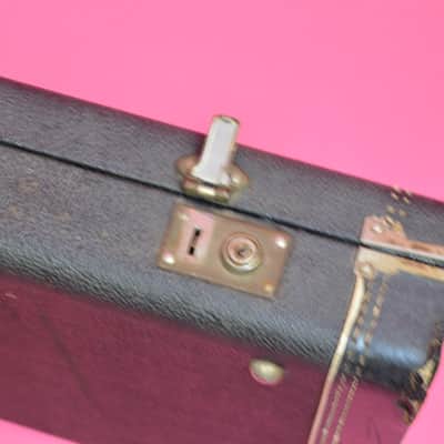 Vintage1960's Fender Jazzmaster / Jaguar Hard Case - Black Tolex -  Pre-CBS Strat image 9
