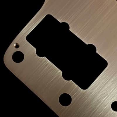 Jazzmaster Pickguard Scratchplate - USA 60s Vintage - Brushed Brass - Made-To-Order image 8
