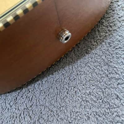 Natural Finish 10 String Acoustic Electric Guitar, Solid Spruce Top Body, Mahogany Neck, Rosewood Fingerboard Bild 3