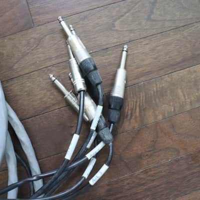 Pro Audio Custom Snake Six Bantam to Six 1/4 Inch TS Connectors 2004 image 3