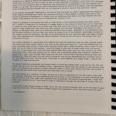 Pat Metheny Beal Book: Artist Edition- Autographed image 4