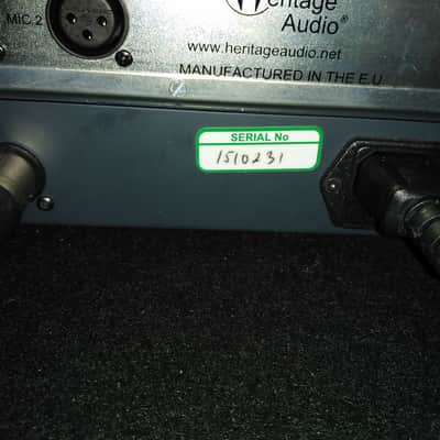 Heritage Audio DMA-73 Dual-Channel Mic Preamp 2013 - 2019 - Blue image 2