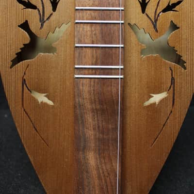 Cedar Creek Dulcimers MOUNTAIN DULCIMER W/ BIRDS 2012 - WALNUT STAIN image 5