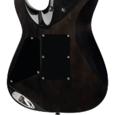 Charvel Pro-Mod Plus DK24 Electric Guitar. HH 2PT EB QM, Ebony Fingerboard - Midnight Ocean image 3