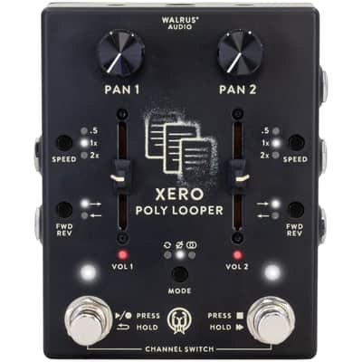 Walrus Audio Xero Polylooper Pedal, Black image 1