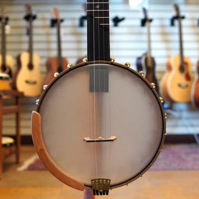 OME USA Jubilee 11" Walnut/Mahogany Open Back Banjo w/Hard Case image 1