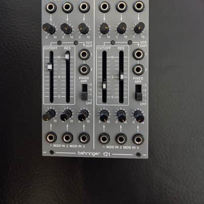 Behringer 121 Dual VCF Eurorack Synthesizer Module 2020 - Present - Black image 1