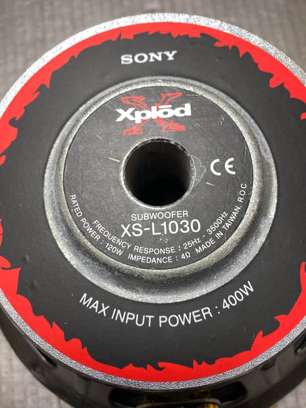 Sony XS-L1030 Subwoofer Mid 2000s | Reverb