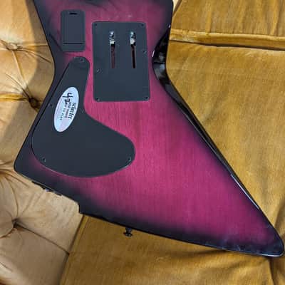 Schecter E-1 FR S Sustainiac 2024 - Trans Purple Burst image 11