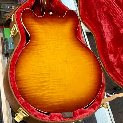 Gibson ES-335 Figured Semi-hollowbody Electric Guitar - Iced Tea, 2023 image 5