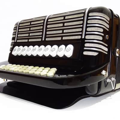 Hohner Morino Club N Button Accordion, Diatonic Double Cassotto Harmonika made in Germany, Straps, Case, Squeezebox Garmon, Amazing Rich and Deep sound! 2097 image 9