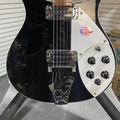 Rickenbacker 620 Electric Guitar - Jetglo w/OHSC #734 image 2