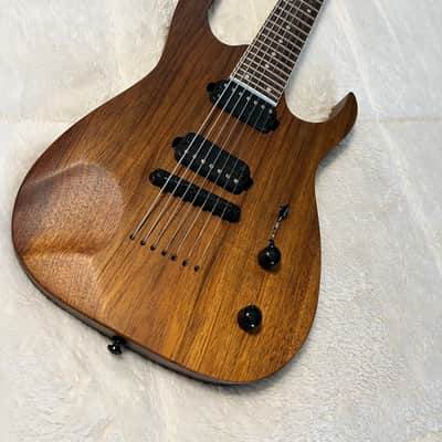Custom Ibanez 7 String 25.5" Scale w/ Australian "Koa" aka Tasmanian Blackwood Body In Great Condition image 3