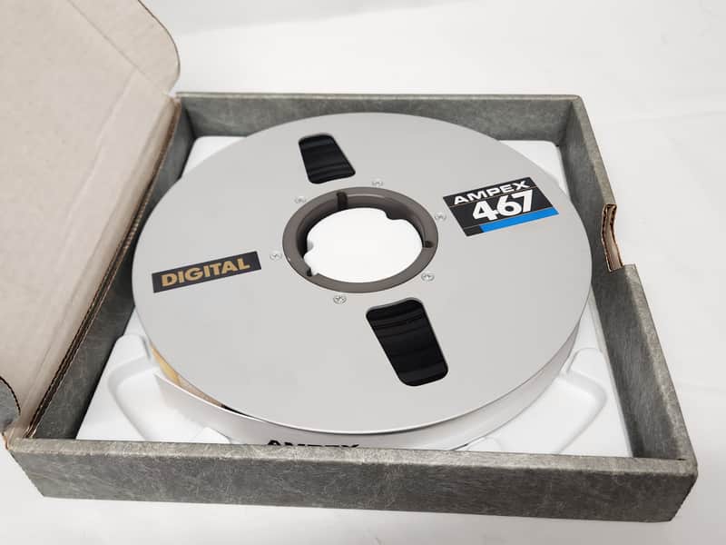 Ampex 467 1" x 4500ft x 10.5" digital audio reel to reel recording tape image 1