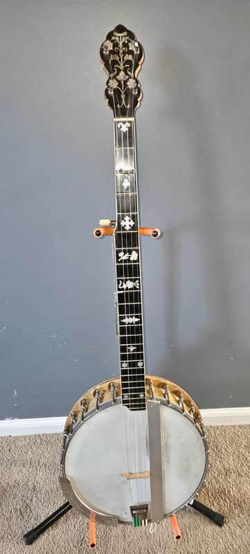 Bacon Professional FF Special Grand Concert 5-String Banjo 1910-1915 image 1