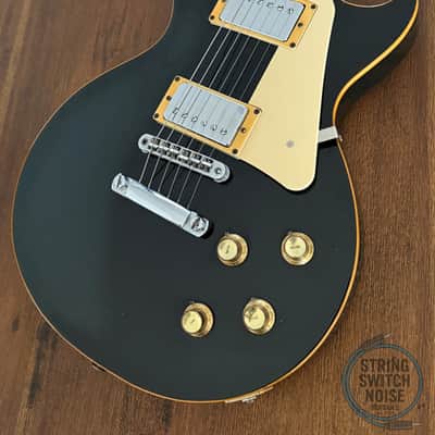 Greco Les Paul Guitar, Ebony (Black), MIJ, 1978 Vintage, EG500 image 1