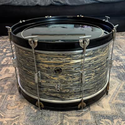 1966 KENT 22" Blue Oyster Pearl Bass Drum w/Gretsch Keys! image 7