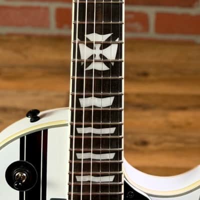 ESP LTD Signature Series James Hetfield Iron Cross Electric Guitar - Snow White image 6