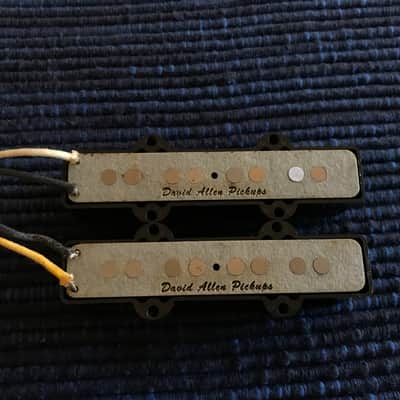 David Allen Pickups Jazz Bass Pickups Set Black image 2