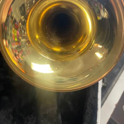 Bundy BTR-300 Series Student Bb Trumpet 2010s - Lacquered Brass image 3