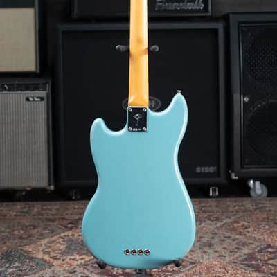 Fender JMJ Road Worn Mustang Bass - Faded Daphne Blue with Gig Bag image 8